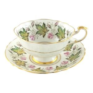 RARE Commemorative Paragon Teacup and Saucer - Royal Visit to Canada 1951